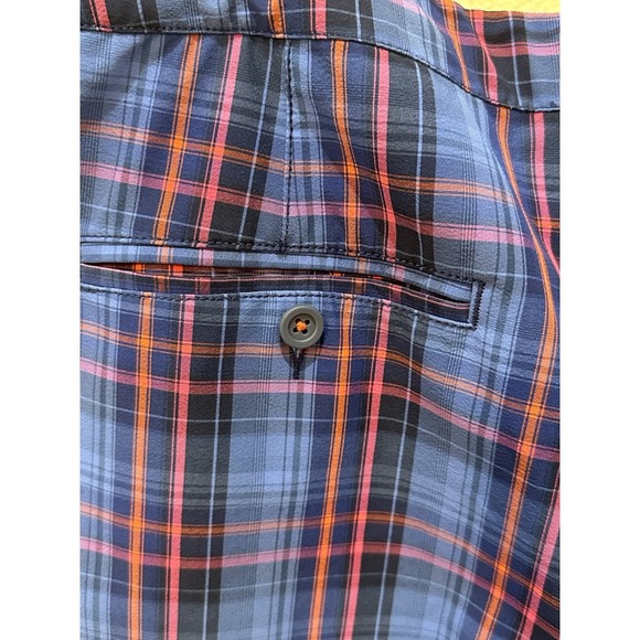 Tommy Bahama Mens 40 Shorts Plaid Blue Performance Stretch Golf Nautical Preppy‎ - Picture 6 of 11